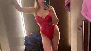 curvy bbw teen gets extreme facial after public toy fuck