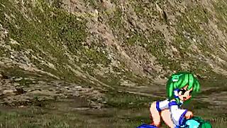 Suika and Cirno's futanari choice in Touhou parody