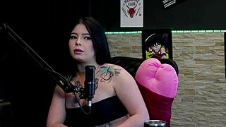 Kalyca's Sheer Red Fetish Blowjob on 24cm Cock!