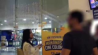 colombian amateur hottie facefucked by american tourist cock