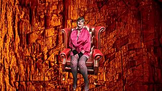 granny's deepthroat skills rock this homemade blowjob session hard