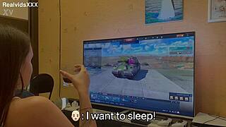 Fucking friend's slutty wife while he sleeps bathroom