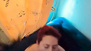 Thick Curvy Latina Sucks Big Cock Homemade Natural Tits