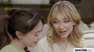 wtf you're licking my busty milf stepmom behind my back?? 😱🍑👅