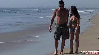uh sexy beach slut melina mason bends over takes his cock home