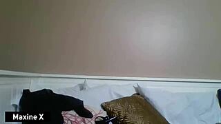 maxine x rides huge dildo hard