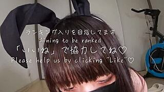 halloween bunny jd's insane deepthroat vacuum sucks cum from my balls after party pickup!