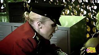 three big tits retro uniform girls ravish our stud!