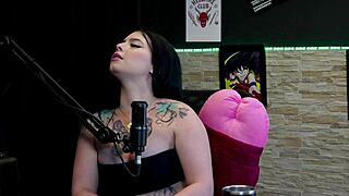 Kalyca's Sheer Red Fetish Blowjob on 24cm Cock!