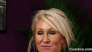 What if naughty babe swallowed every drop from blowbang facial jizz fest?