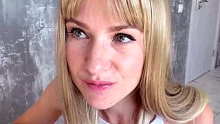 Milf Gulps Down Huge Cum Load After Ball-Licking Blowjob!