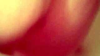 gf gives bathtub blowjob cum on big tits