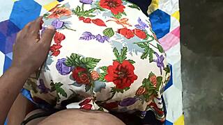 desi indian big ass stepsis... rough doggy quickie skirt up wet!