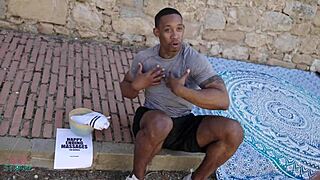 andy stone guides cuban friend to interracial fun with kourtney love