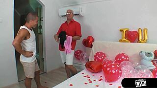 Lana's Romantic Fuck Surprise with Buddy Bent Over and Riding Hard