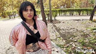 putalocura nadja hot tattooed spanish babe swallows torbe's load after pillada