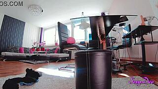 My big booty Latina rides dildo reverse cowgirl sensually