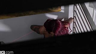 office secretary tana lea sloppy blowjob fucks big cock at work!