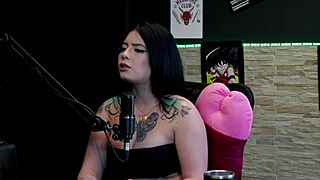 Kalyca's Sheer Red Fetish Blowjob on 24cm Cock!