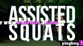 Sexy Big Tits MILF Naked Workout Poses!