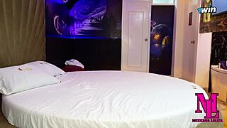 Deep throat mouth fucked full of cum