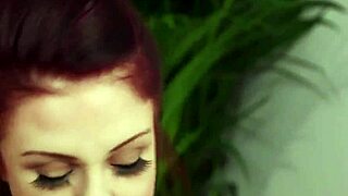 Idol swallows every drop from massive facial cumshot blast.