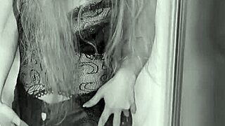 Goddess mistress dominates in fishnets body stockings for cash song