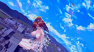 giantess grows huge and tall