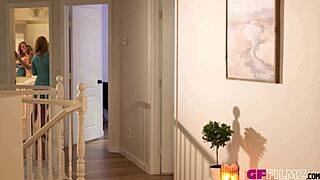 alaina taylor and laura bentley scissor as stepdaughters