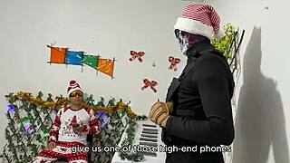 xmas shop fantasy my latina cums for phone no cash pov roleplay