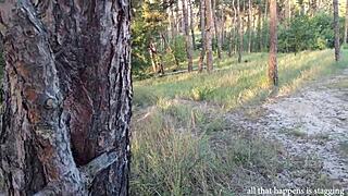 Teen Rough Outdoor Forest Ass Pounding