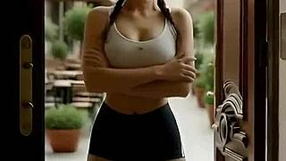 Asian maid Hitomi Azaka deepthroats huge cock in casting interview