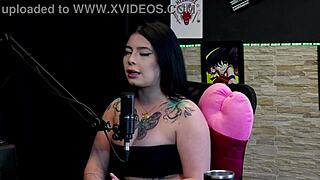 Kalyca's Sheer Red Fetish Blowjob on 24cm Cock!