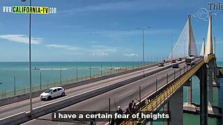 lesbian babes get naked exploring paradise spots in brazil 🌴🍑🔥😘