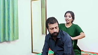 mature indian maid seduces young owner for rough sex?