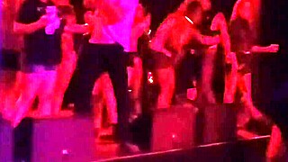 Tasia Flashes Mickey Avalon And Dirt Nasty's Cock On Fremont Stage!