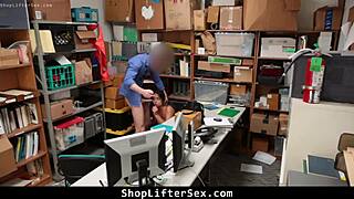 hey teen shoplifter i caught you stealing now bend over for punishment