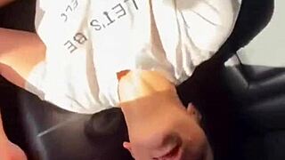 i shake his thick cock in my mouth savoring every drop of cum