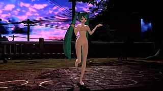 hatsune miku goes full nude in project diva solitary envy mod