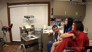 nurse mina in latex gloves fingers her tight ass backstage saving patient little 18+ mina's hole 😈🍑