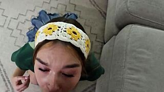 Stepbro Probes Stepsister's Tight Anatomy Reality Fuck