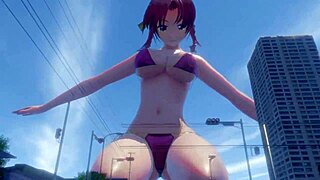 giantess grows huge and tall