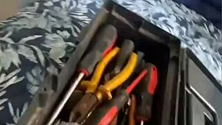 rented this hung handyman hubby for bareback armpit fetish