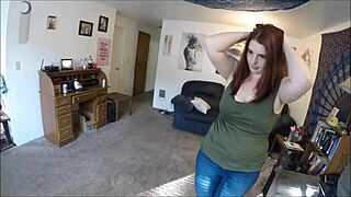 landlord fucks redhead tenant's wet pussy doggystyle!