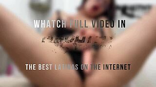 your slutty latina secretary brunette with small tits gaps pussy while teasing girlfriend texts?