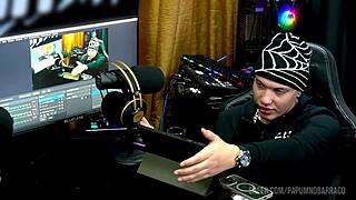 Ruan gets horny as Bibi Griffo twerks lap podcast heat