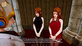 Hotel game harem adventure episode 328 unfolds with intense taboo encounters