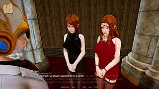 Hotel game harem adventure episode 328 unfolds with intense taboo encounters