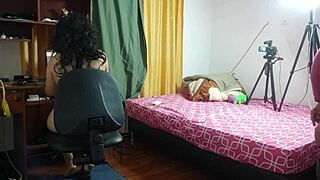 Boss fucks secretary preview with Agarabas and Olpr