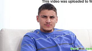 alexis malone shocks exchange student victor ray with nuru busty skills